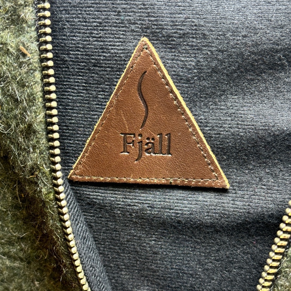 Fjall Wool Pullover Sweater Jacket Medium Green F… - image 5